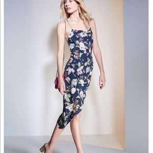 Alice + Oliva floral midi Dress